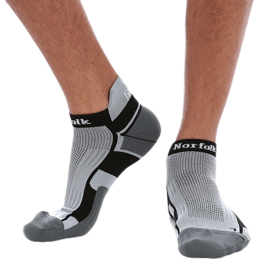 Owens Low-Cut Running Sock Black/Grey
