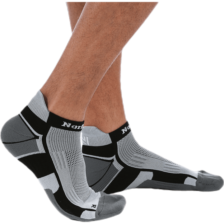 Owens Low-Cut Running Sock Black/Grey