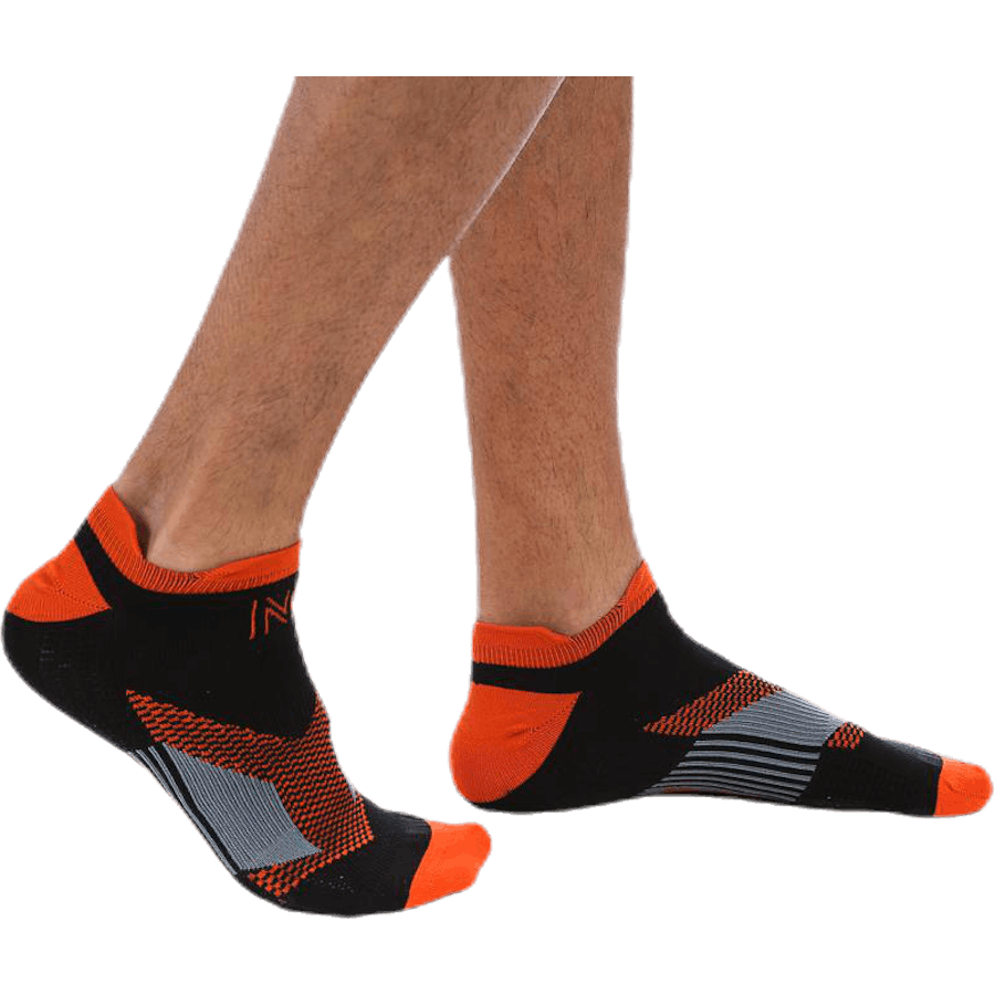 Sebastian Thin Running Sock Low-cut Orange/Black