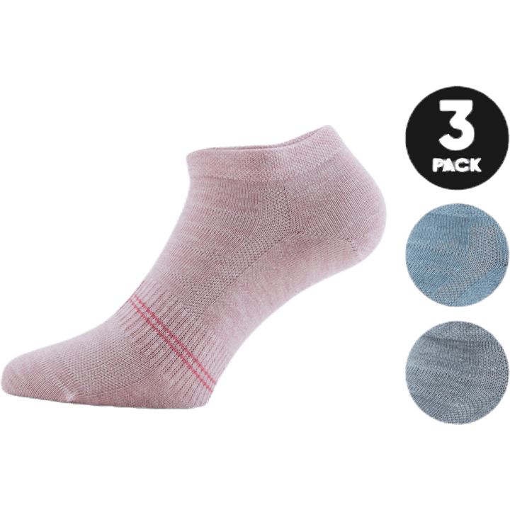 Low Cut Socks - Minnie 3-Pack Pink