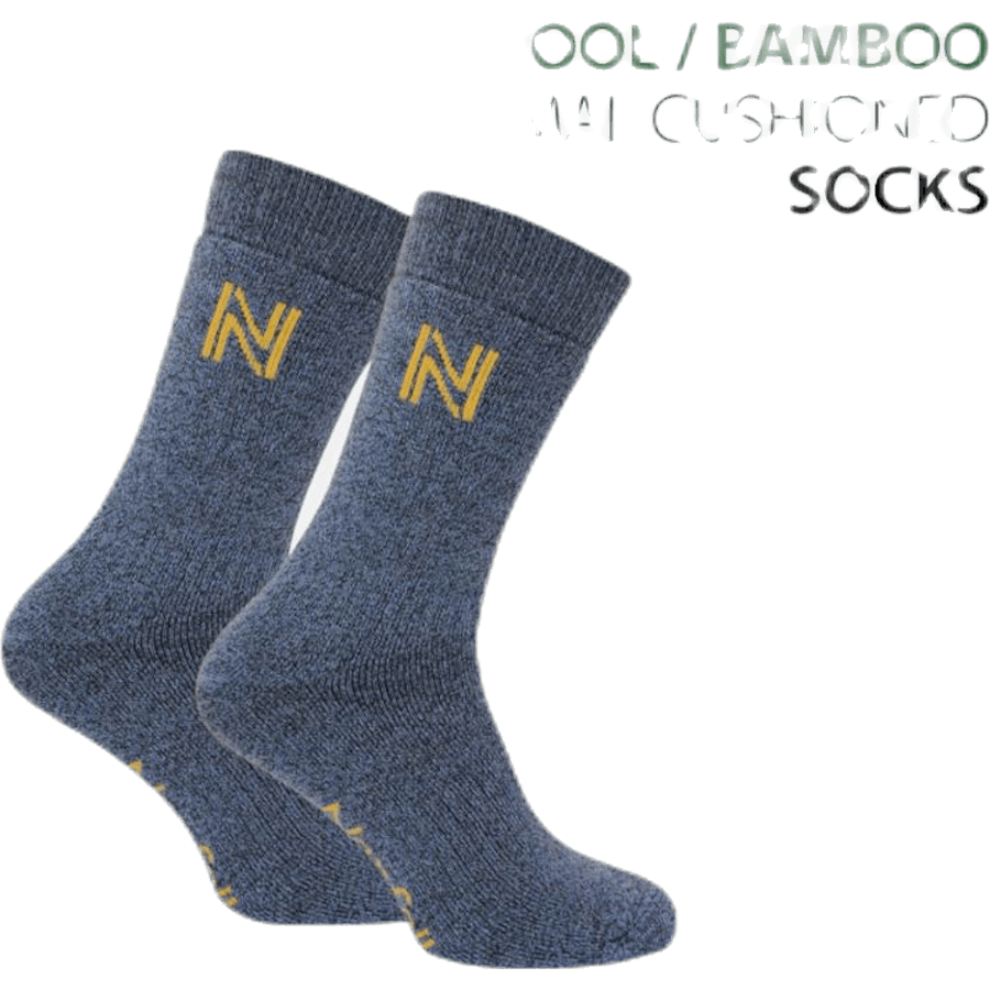 Gabby Walking Sock Bambu Merinowool Blue