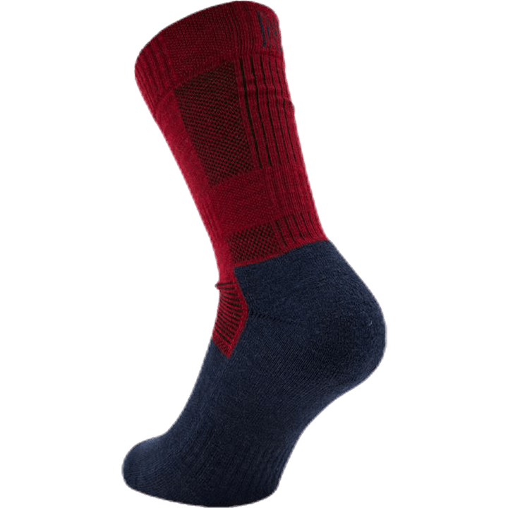 Merino Trekking Socks - Leonardo Blue/Red