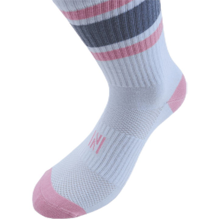 Retro 2-pack Sport Socks Pink/White