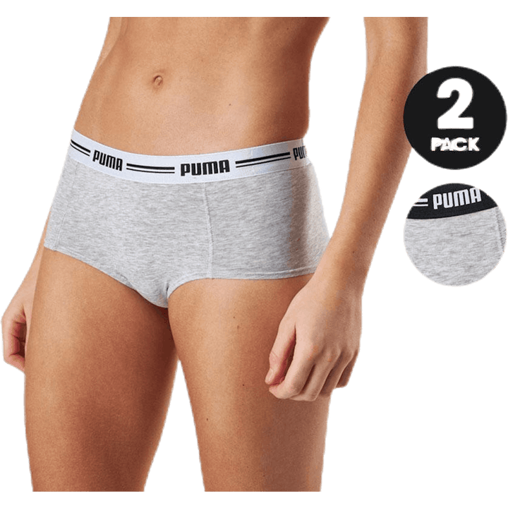 Iconic Mini Short 2-Pack Grey