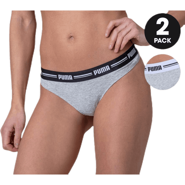 Iconic String 2-Pack Hang Grey