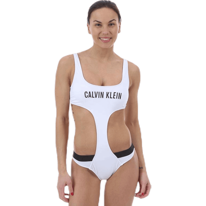 Cheeky T Swimsuit White
