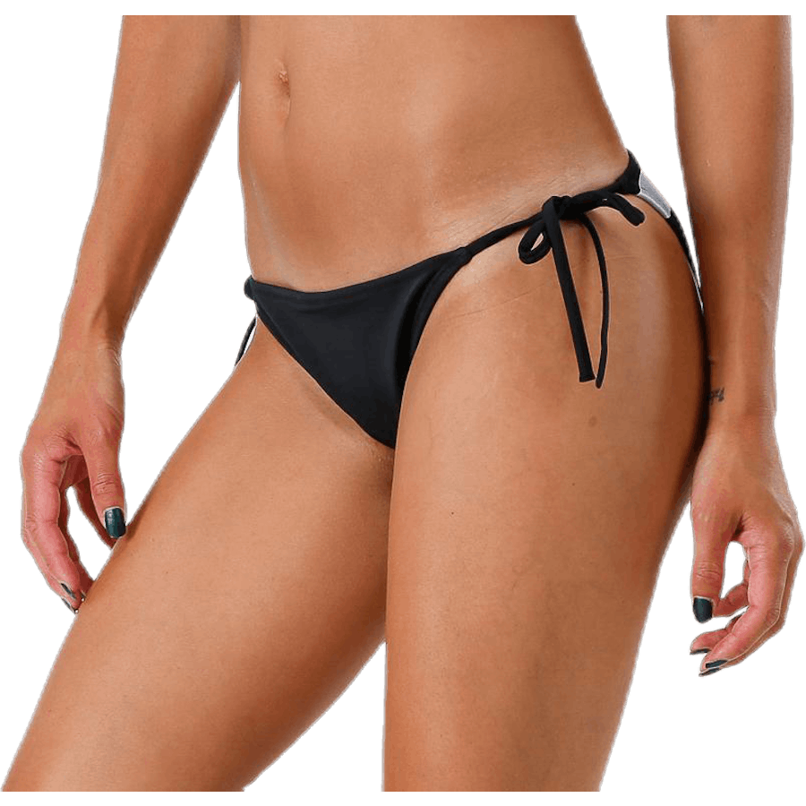 Cheeky String Side Tie Bikini Black