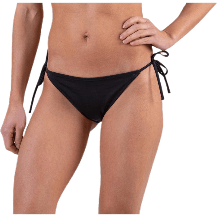 Cheeky String Side Tie Bikini Black
