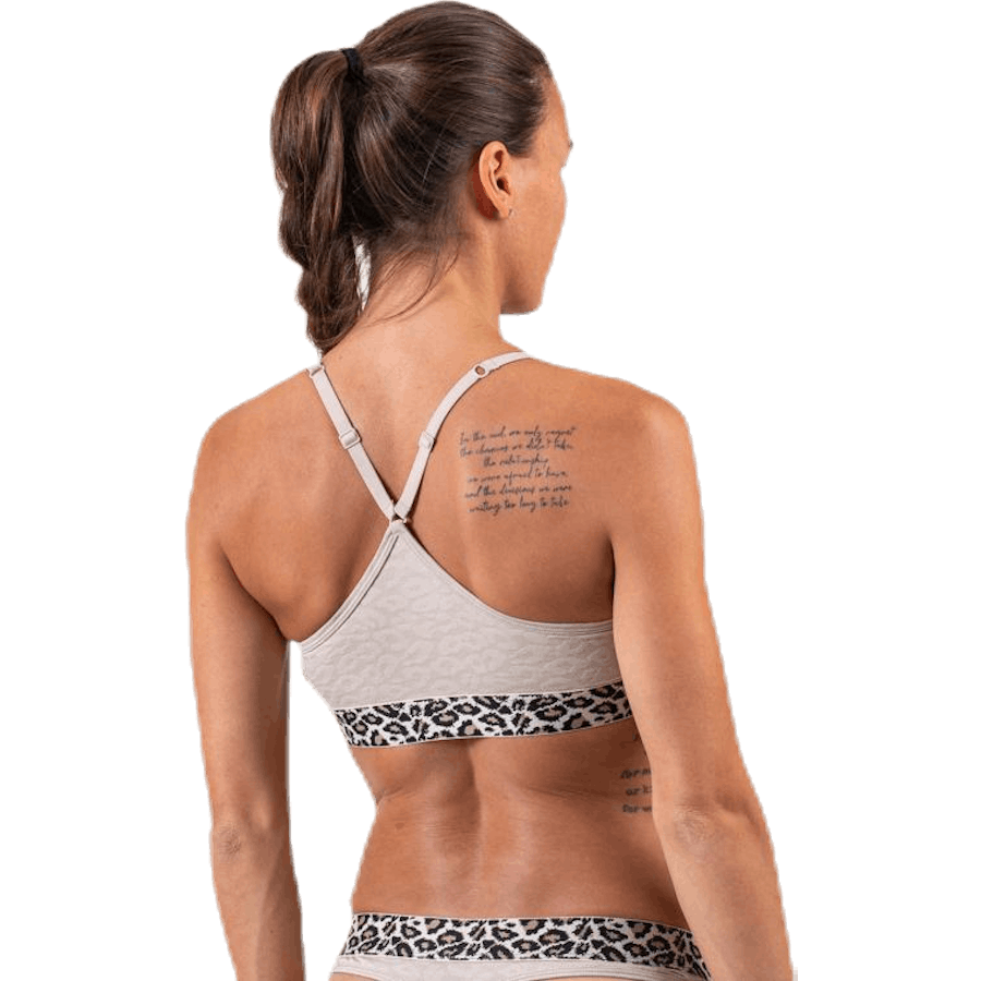 Unlined Bralette Brown