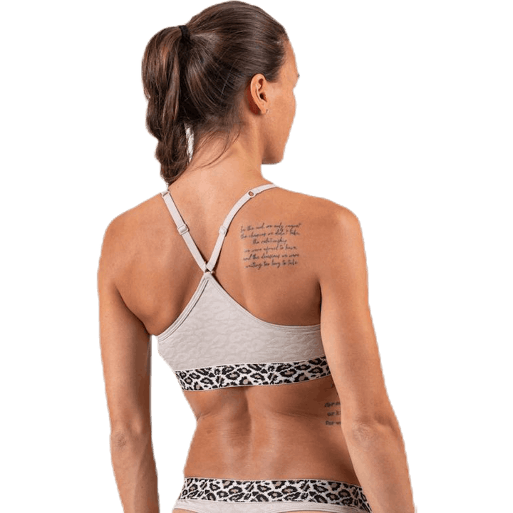 Unlined Bralette Brown