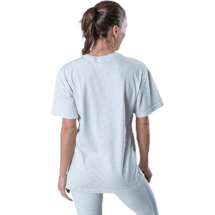 S/S Crew Neck White/Grey