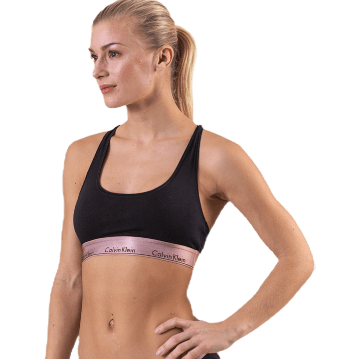 Unlined Bralette Pink/Black