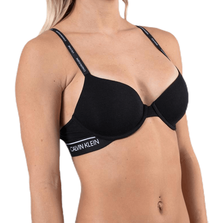 Ck One Cotton Lightly Lined Demi Black