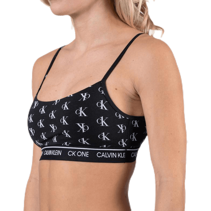 Ck One Cotton Lightly Lined Demi Black