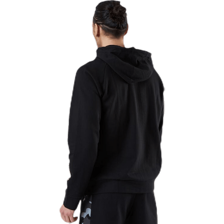 Full Zip Hooded Jacket  Patterned/Black