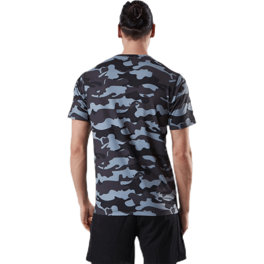 Perfect Workout SS Tee  Patterned/Black