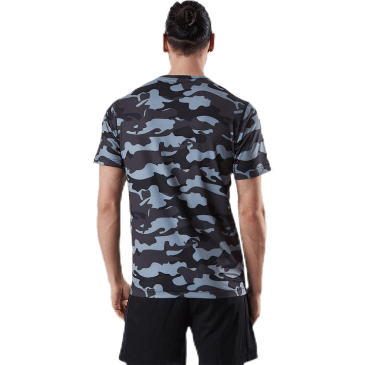 Perfect Workout SS Tee  Patterned/Black