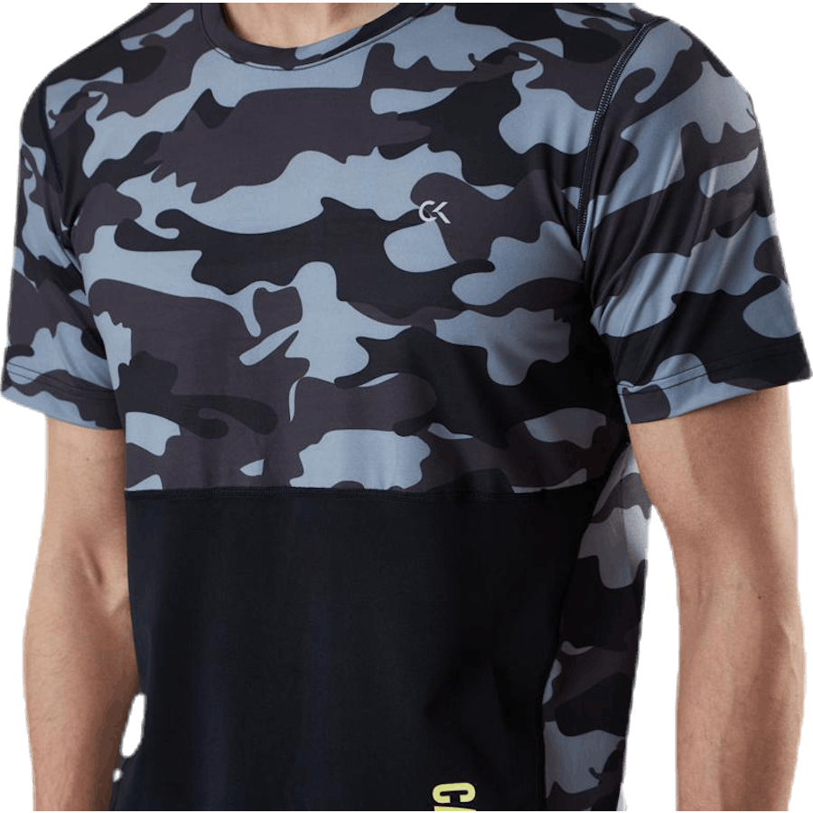 Perfect Workout SS Tee  Patterned/Black