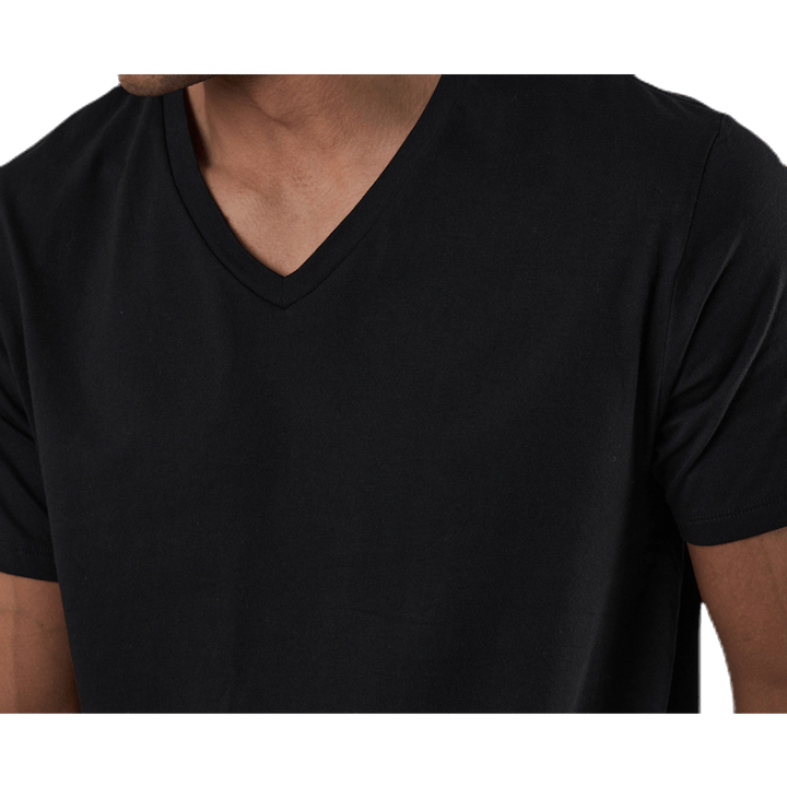 S/S V Neck 3-Pack Black