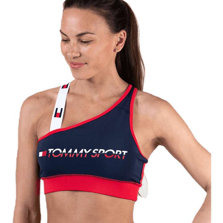 Sports Bra Logo Low Blue
