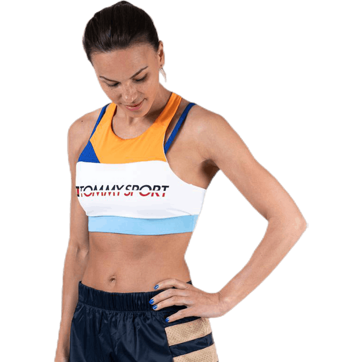 Sport-BH Logo Mid gemustert