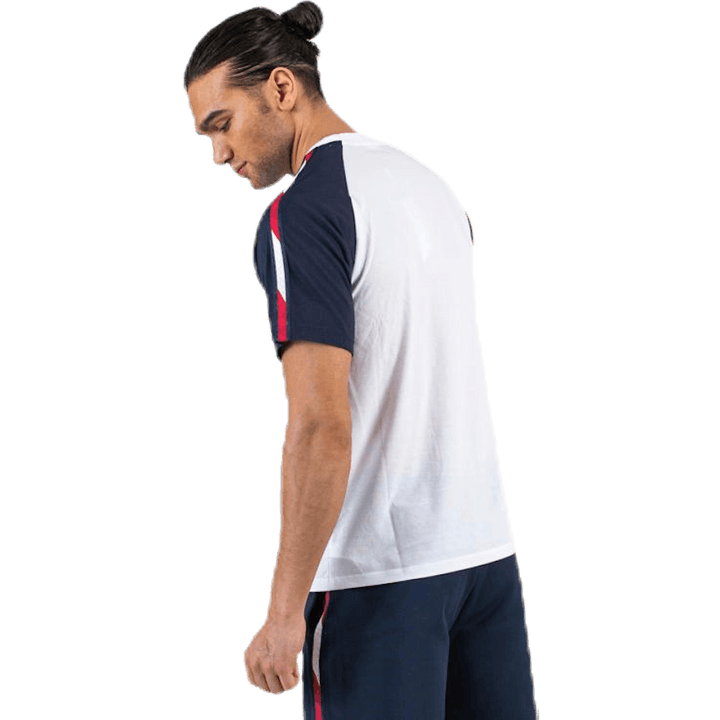 T-shirt avec logo et ruban blanc