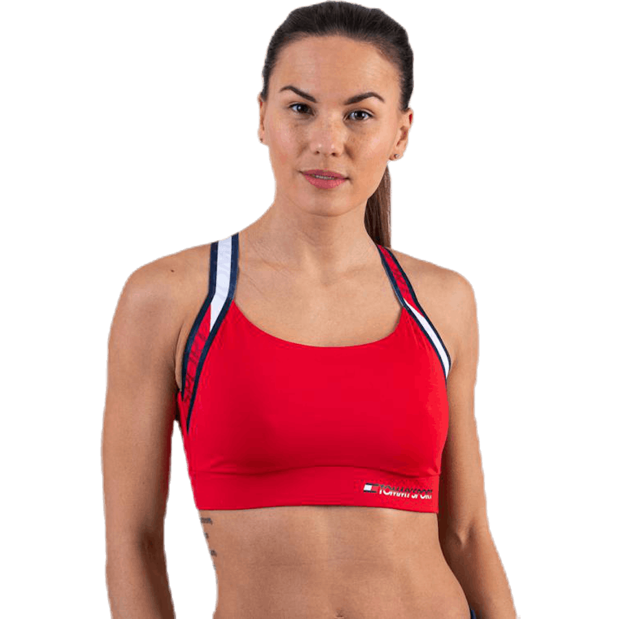 Tape Bra Medium Impact Red