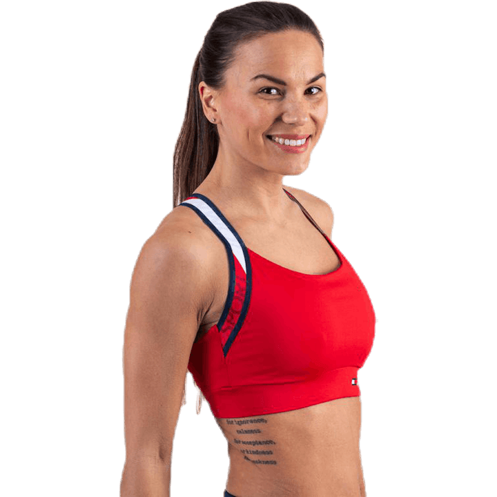 Tape Bra Medium Impact Red