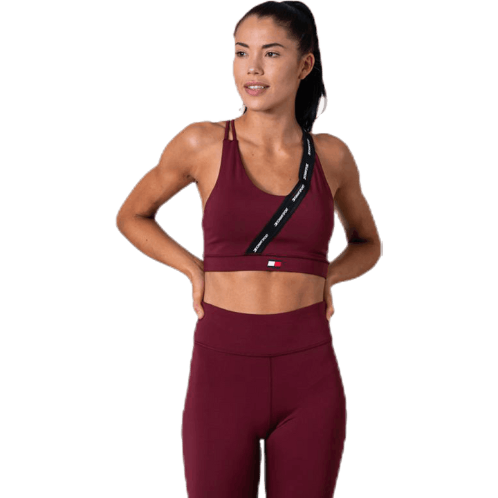 Low Support Tape Bra Red