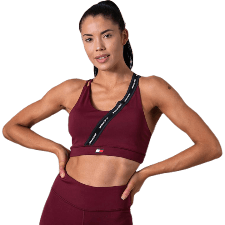 Low Support Tape Bra Red