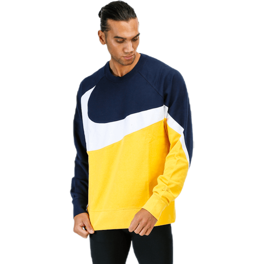 HBR Sweater FT Statement White/Black/Yellow