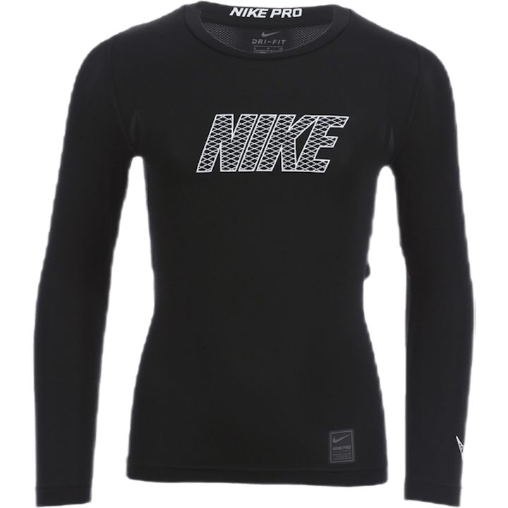 Pro LS Compression Boy Schwarz