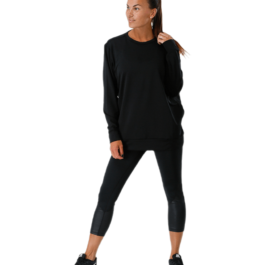 Studio Crew Top LS Black