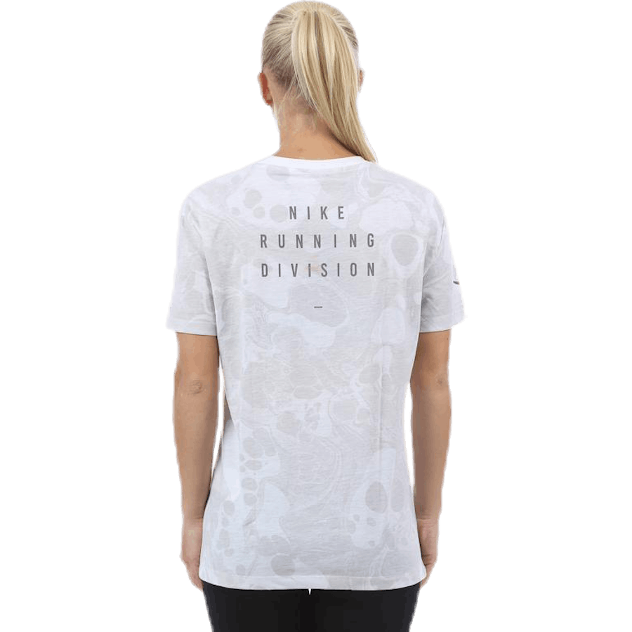T-shirt Dry Running Division Blanc/Gris