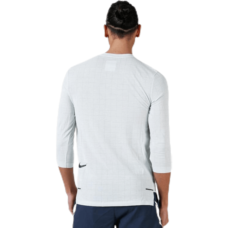 Tech Pack Rise 3QTR Top Blanc/Gris
