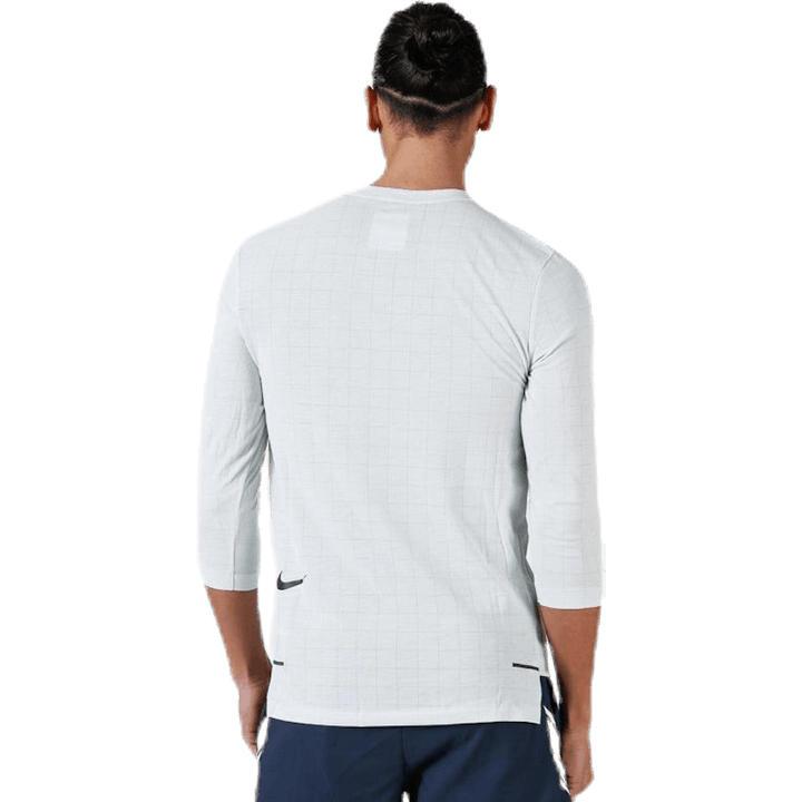 Tech Pack Rise 3QTR Top Blanc/Gris