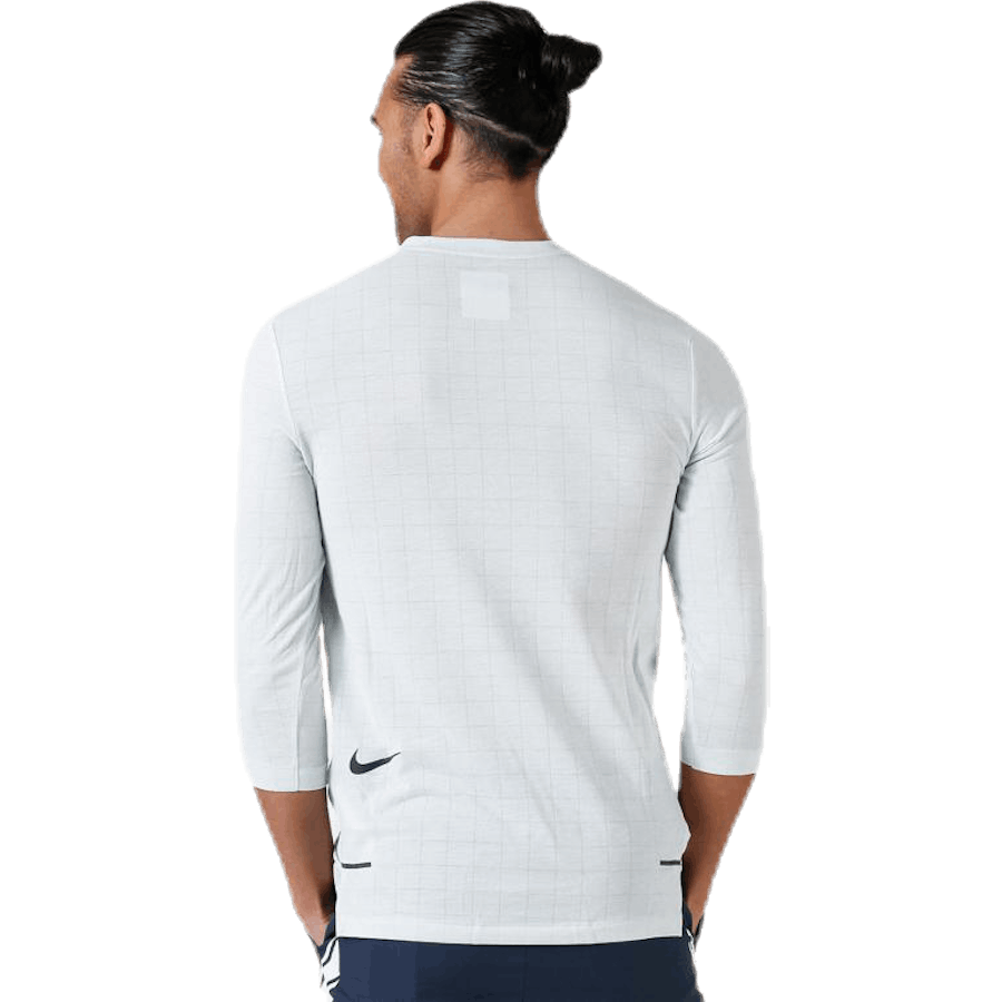 Tech Pack Rise 3QTR Top Blanc/Gris