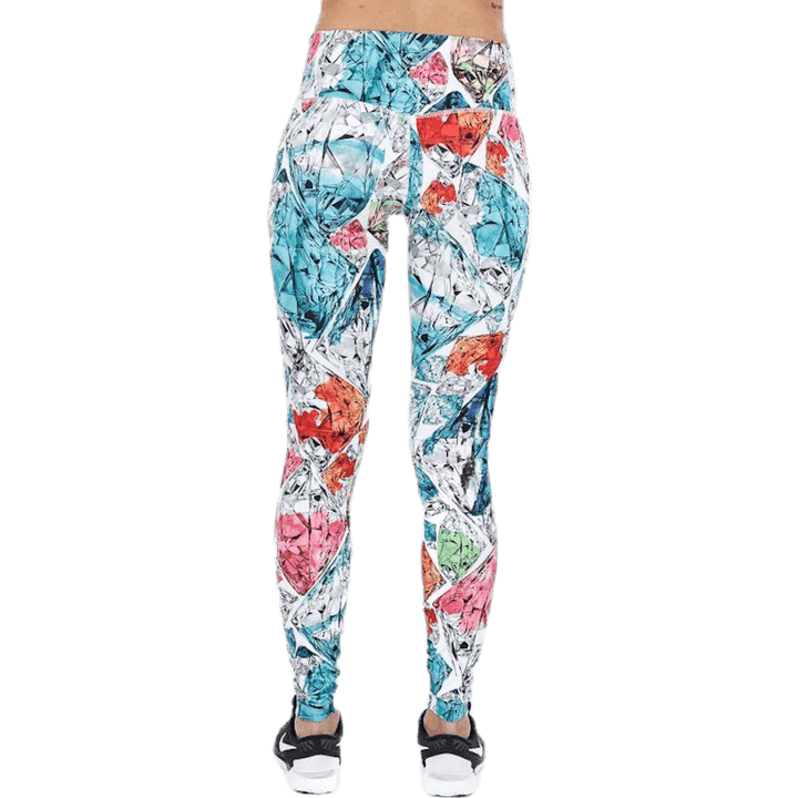 Gym Pro Power Tight Patterned/White