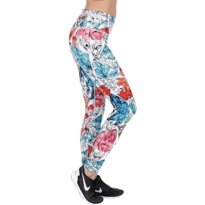 Gym Pro Power Tight Patterned/White