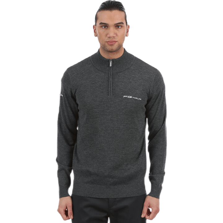 FG Tour F5 ZipUp Turtle Neck Black