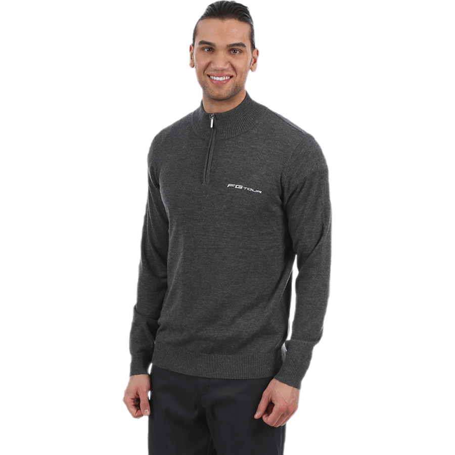 FG Tour F5 ZipUp Turtle Neck Black