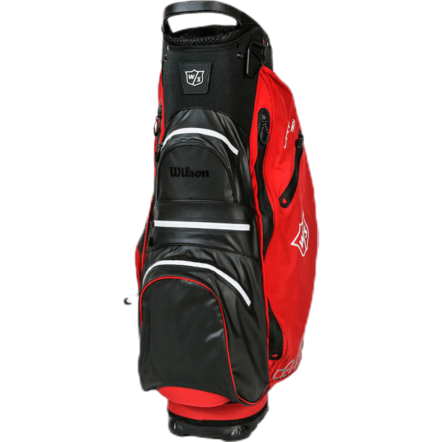 W/S Dry Tech II Cart Bag White/Red