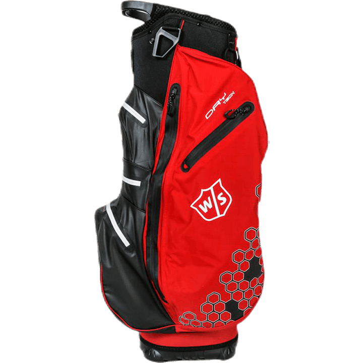 W/S Dry Tech II Cart Bag White/Red