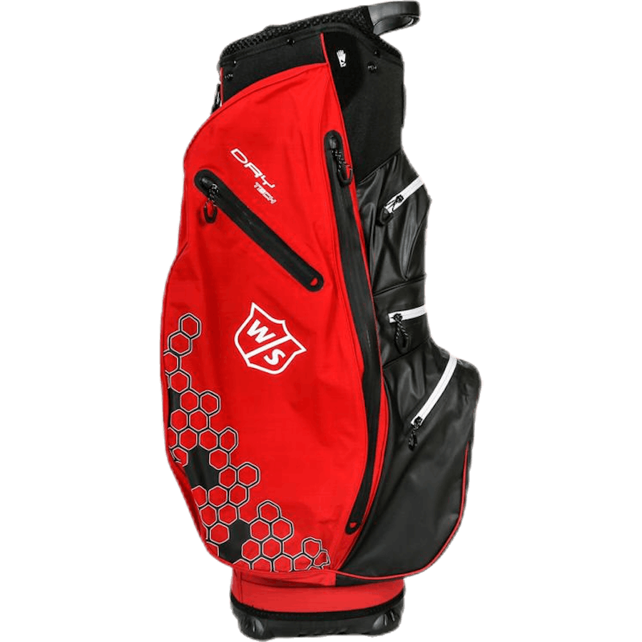W/S Dry Tech II Cart Bag White/Red