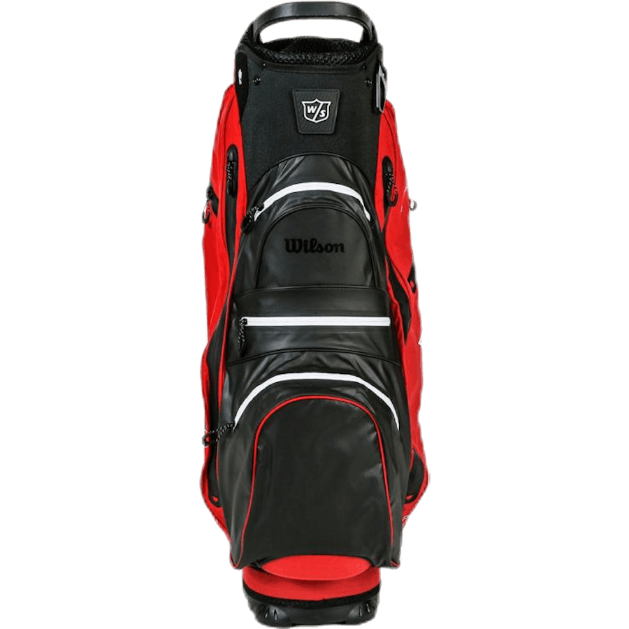 W/S Dry Tech II Cart Bag White/Red