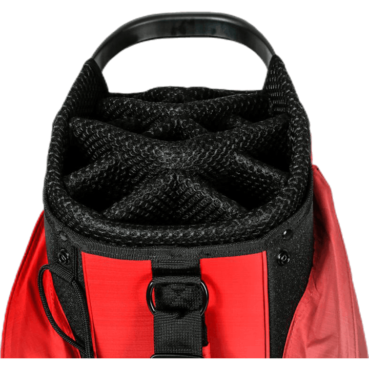 W/S Dry Tech II Cart Bag White/Red
