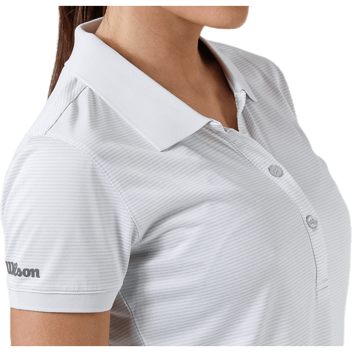 Stripe Polo Grey