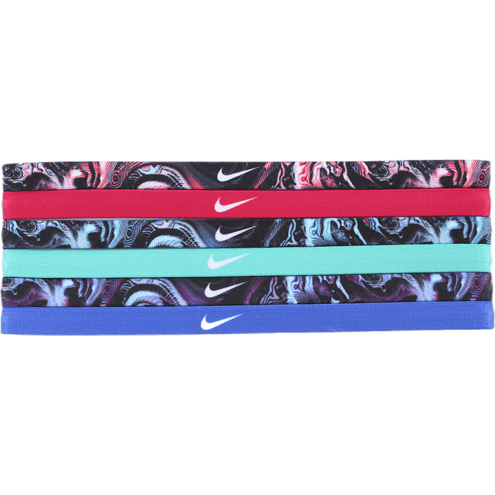 Printed Headnamds 6PK Black/Red