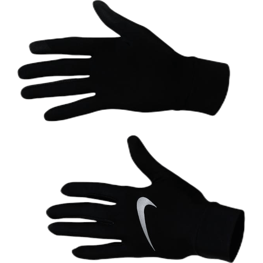Lightweight Tech Running Gloves Black/Silver