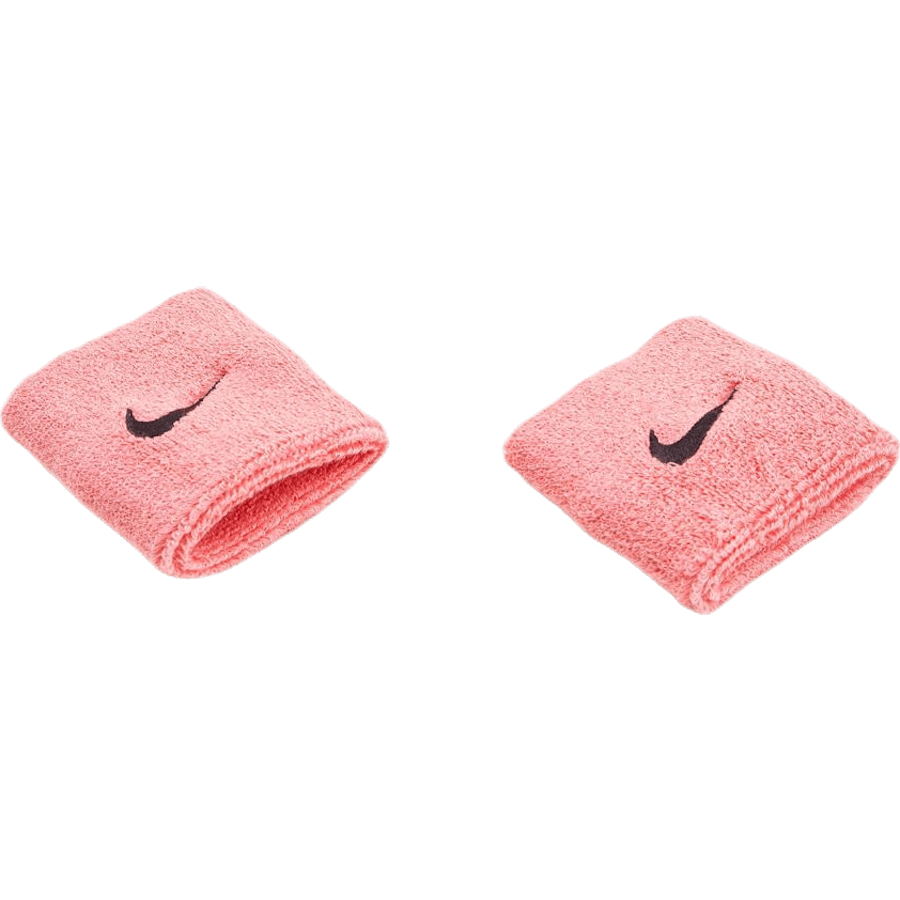 Swoosh Wristbands Pink/Grey